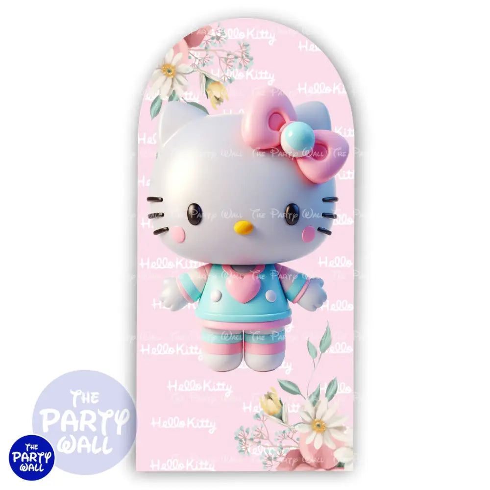 Hello Kitty - Funda para mampara de punta redonda o rectangular Mampara de punta redonda