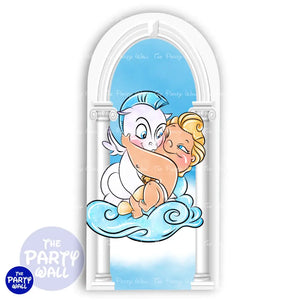 Hércules - Funda para mampara de punta redonda o rectangular Mampara de punta redonda