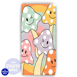 Hippie - Funda para mampara de punta redonda o rectangular Mampara de punta redonda