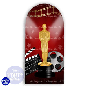 Hollywood - Funda para mampara de punta redonda o rectangular Mampara de punta redonda