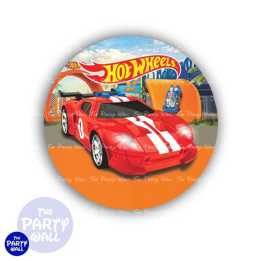 Hot Wheels - Funda para mampara circular Circular