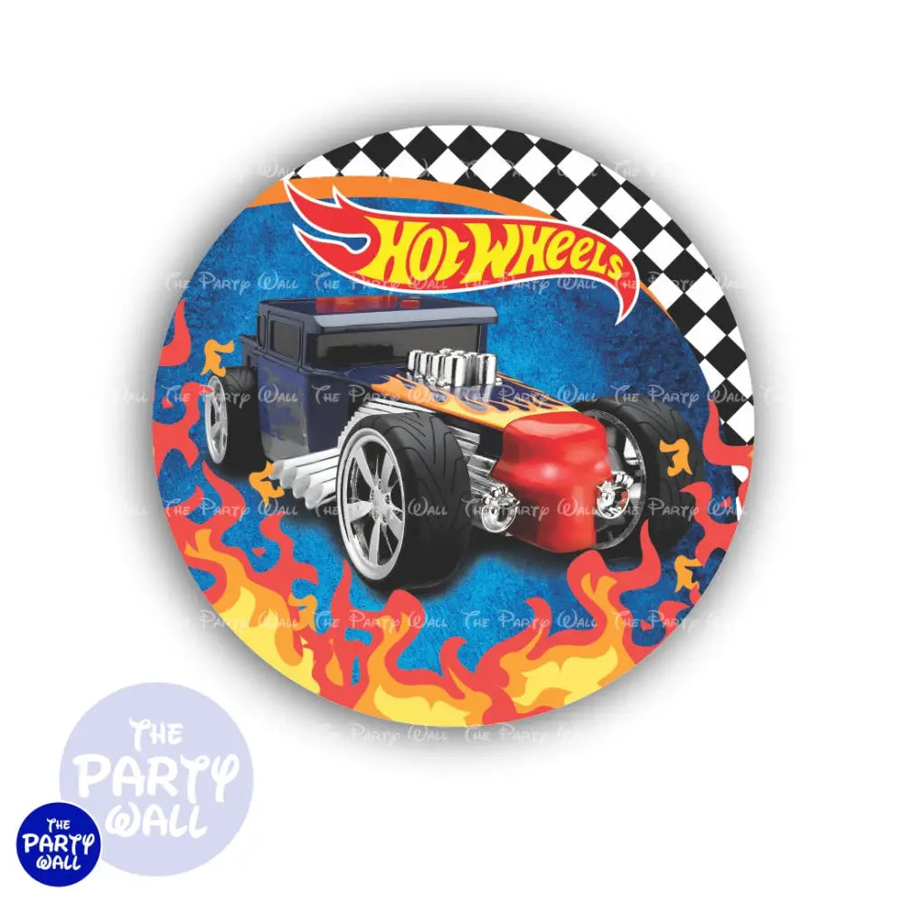 Hot Wheels - Funda para mampara circular Circular