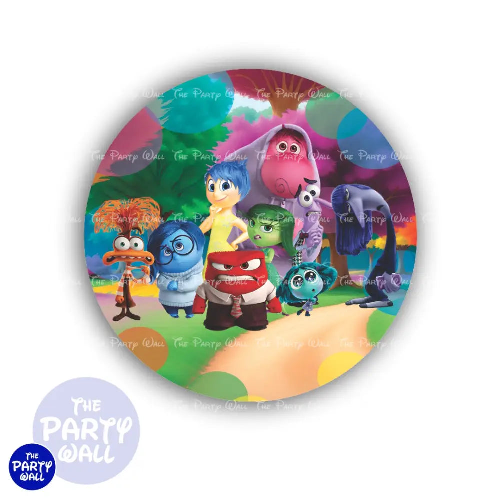 Intensamente - Funda para mampara circular Circular