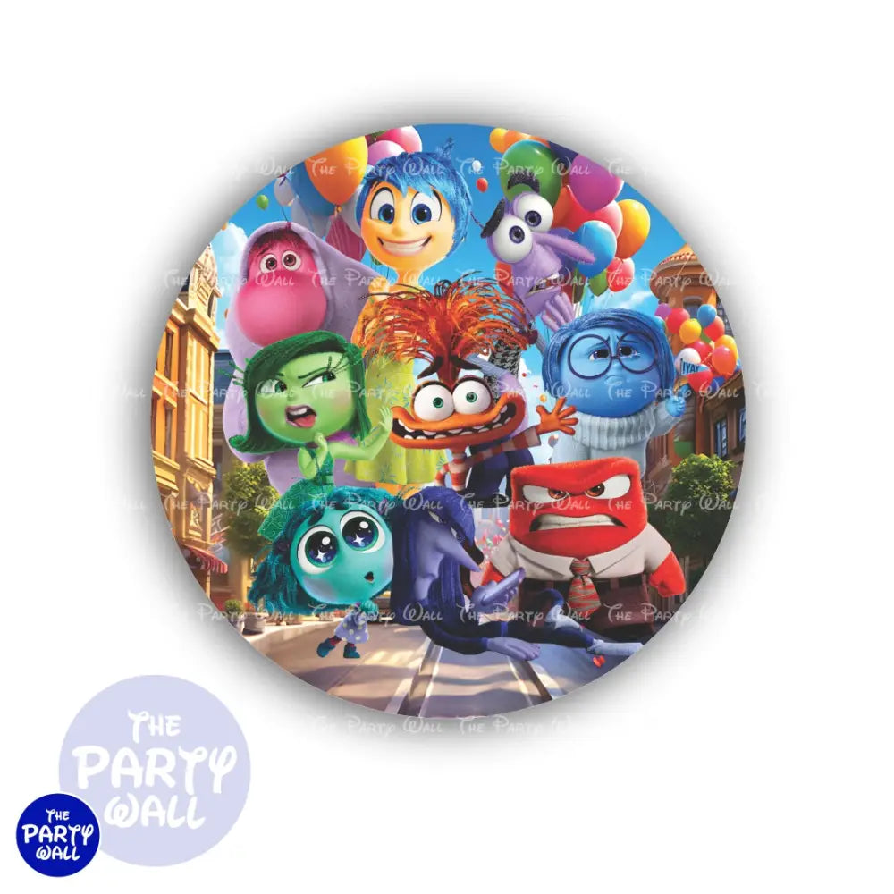 Intensamente - Funda para mampara circular Circular