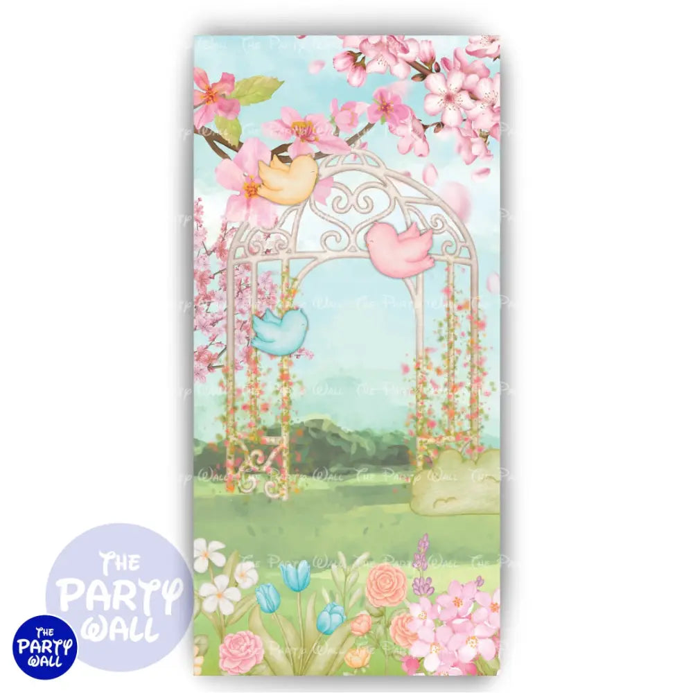 Jardín - Funda para mampara de punta redonda o rectangular Mampara de punta redonda