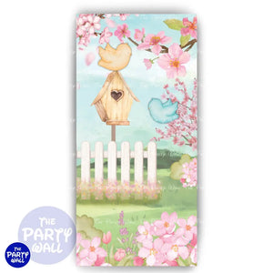 Jardín - Funda para mampara de punta redonda o rectangular Mampara de punta redonda