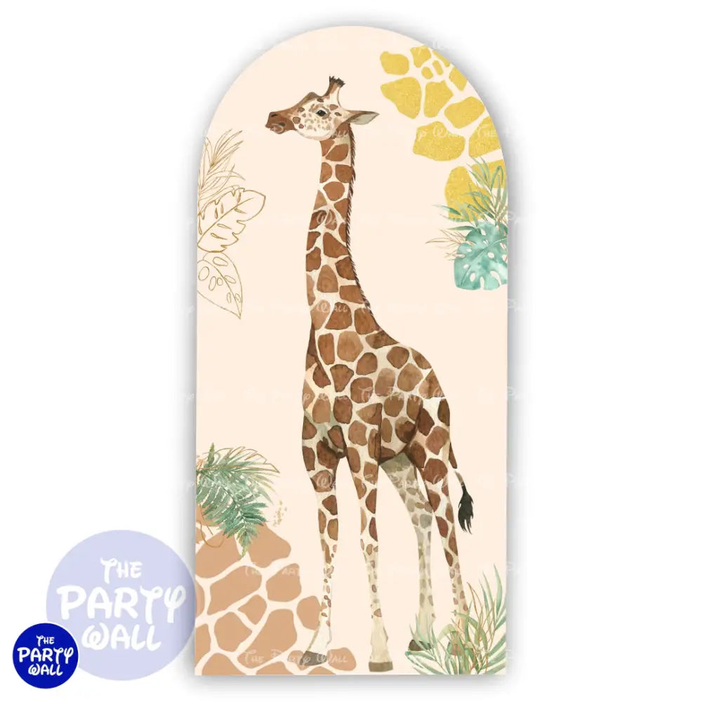 Jirafa - Funda para mampara de punta redonda o rectangular Mampara de punta redonda