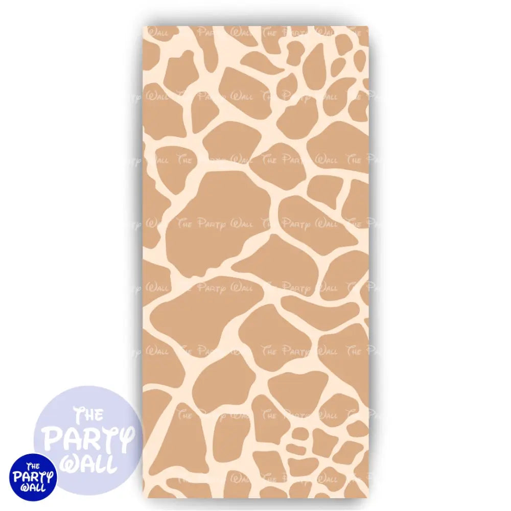 Jirafa - Funda para mampara de punta redonda o rectangular Mampara de punta redonda