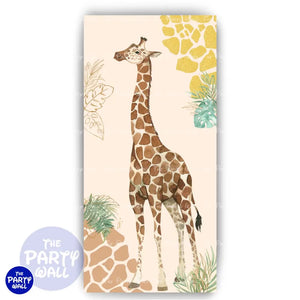 Jirafa - Funda para mampara de punta redonda o rectangular Mampara de punta redonda