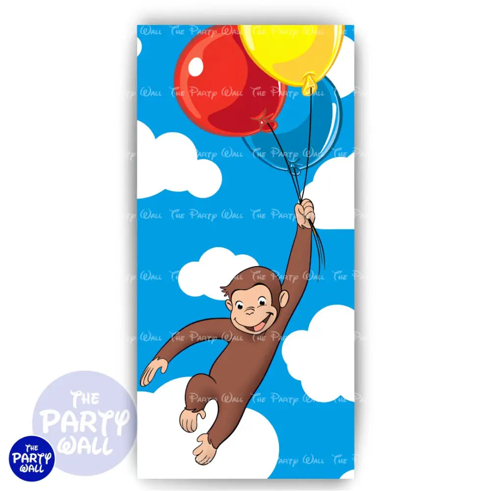 Jorge el Curioso - Funda para mampara de punta redonda o rectangular Mampara de punta redonda