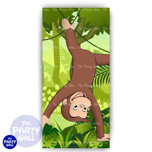 Jorge el Curioso - Funda para mampara de punta redonda o rectangular Mampara de punta redonda