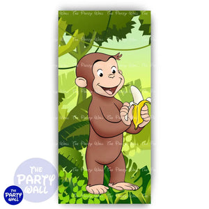 Jorge el Curioso - Funda para mampara de punta redonda o rectangular Mampara de punta redonda