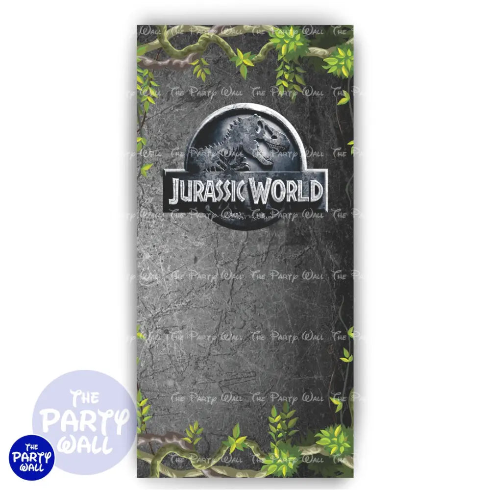 Jurassic World - Funda para mampara de punta redonda o rectangular Mampara de punta redonda