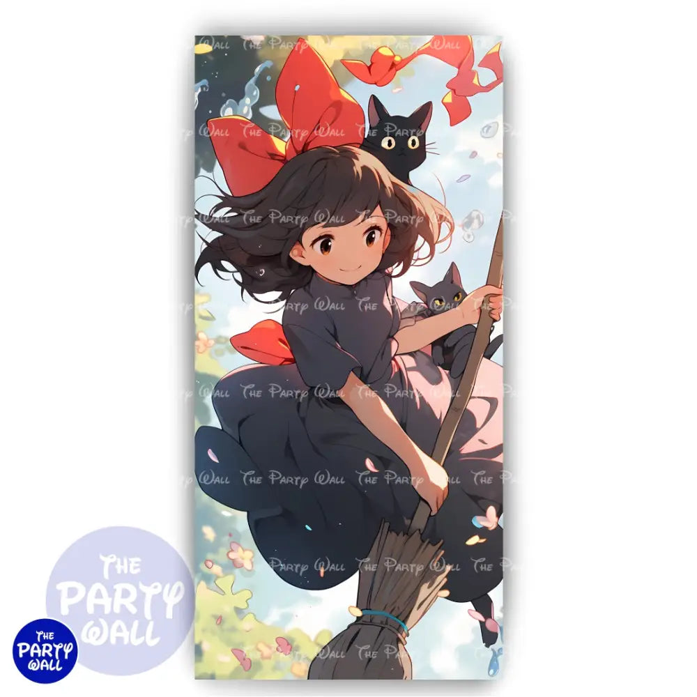 Kiki: Entregas a Domicilio - Funda para mampara de punta redonda o rectangular Mampara de punta redonda