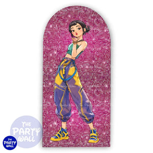 KPop Demon Hunters - Funda para mampara de punta redonda o rectangular - Mampara de punta redonda