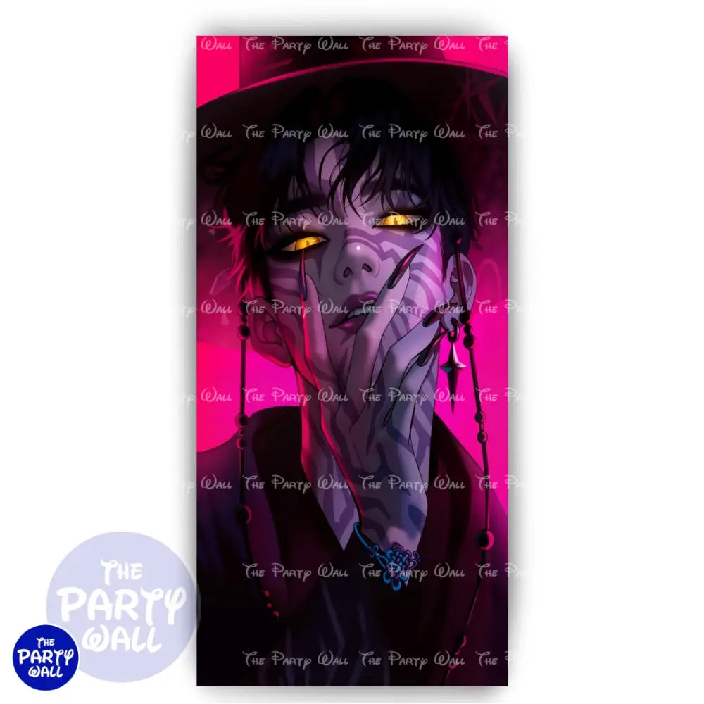 KPop Demon Hunters - Funda para mampara de punta redonda o rectangular Mampara de punta redonda