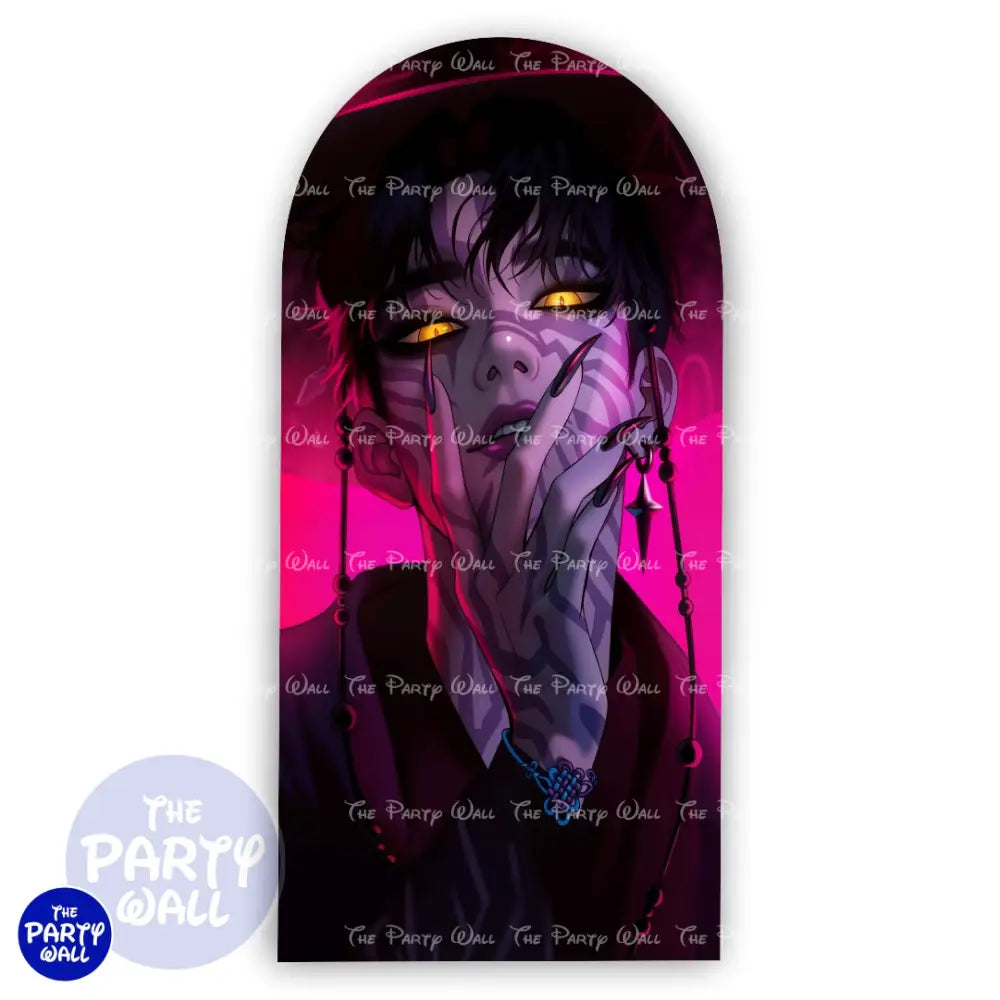 KPop Demon Hunters - Funda para mampara de punta redonda o rectangular Mampara de punta redonda