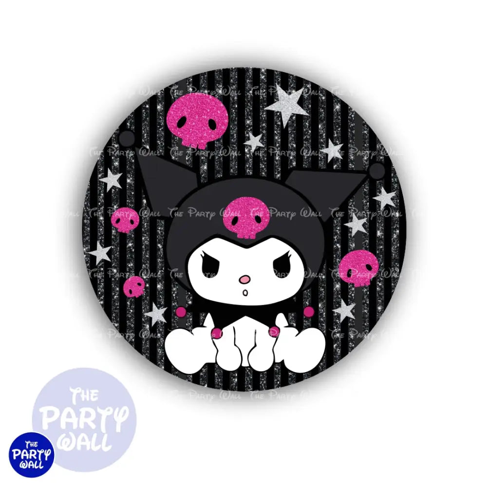 Kuromi y Melody - Funda para mampara circular Circular