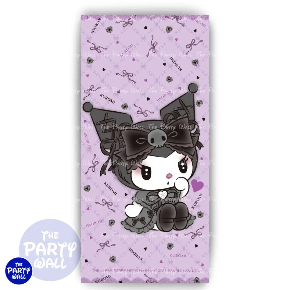 Kuromi y Melody - Funda para mampara de punta redonda o rectangular Mampara de punta redonda