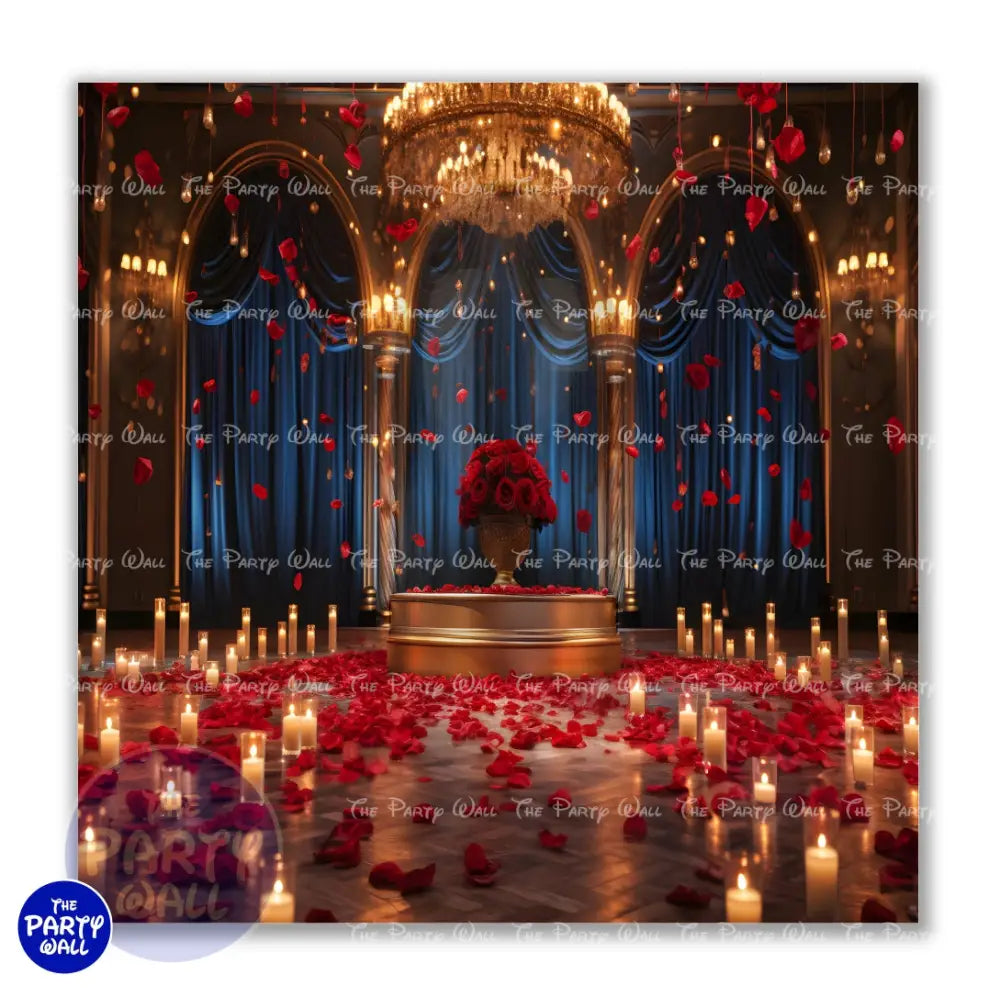 La Bella y la Bestia - Funda para mampara cuadrada o rectangular Cuadrado o Rectangular