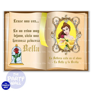 La Bella y la Bestia - Funda para mampara cuadrada o rectangular Cuadrado o Rectangular