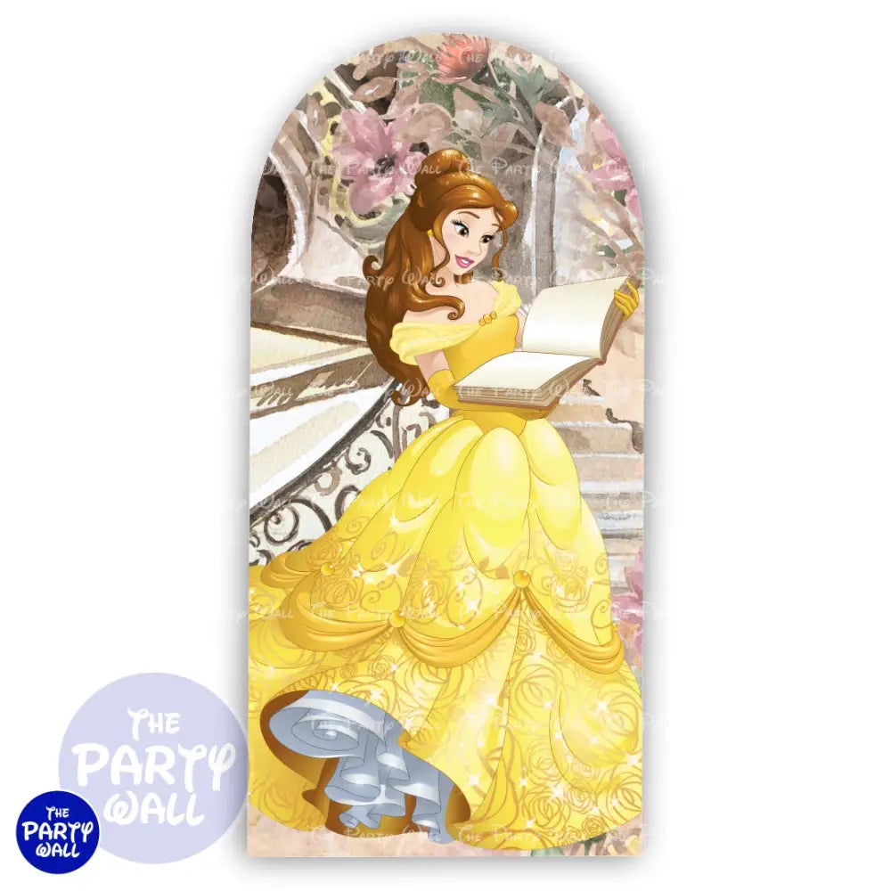 La Bella y la Bestia - Funda para mampara de punta redonda o rectangular Mampara de punta redonda