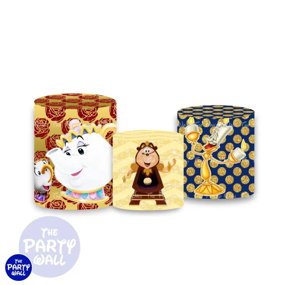 La Bella y la Bestia - Fundas para cilindros Cilindros