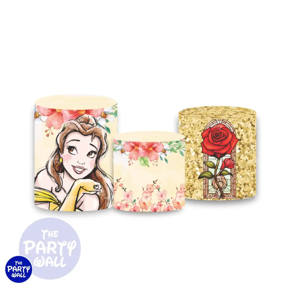 La Bella y la Bestia - Fundas para cilindros Cilindros