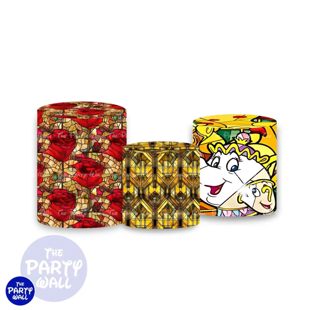 La Bella y la Bestia - Fundas para cilindros Cilindros