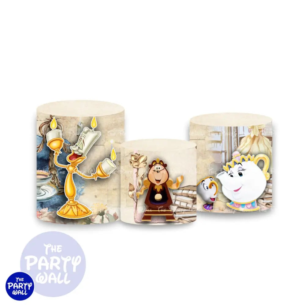 La Bella y la Bestia - Fundas para cilindros Cilindros