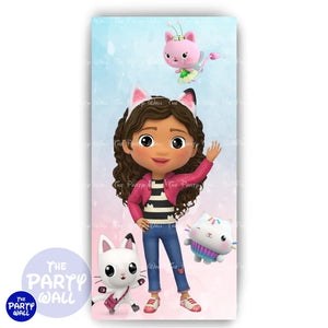 La Casa de Gabby - Funda para mampara de punta redonda o rectangular Mampara de punta redonda