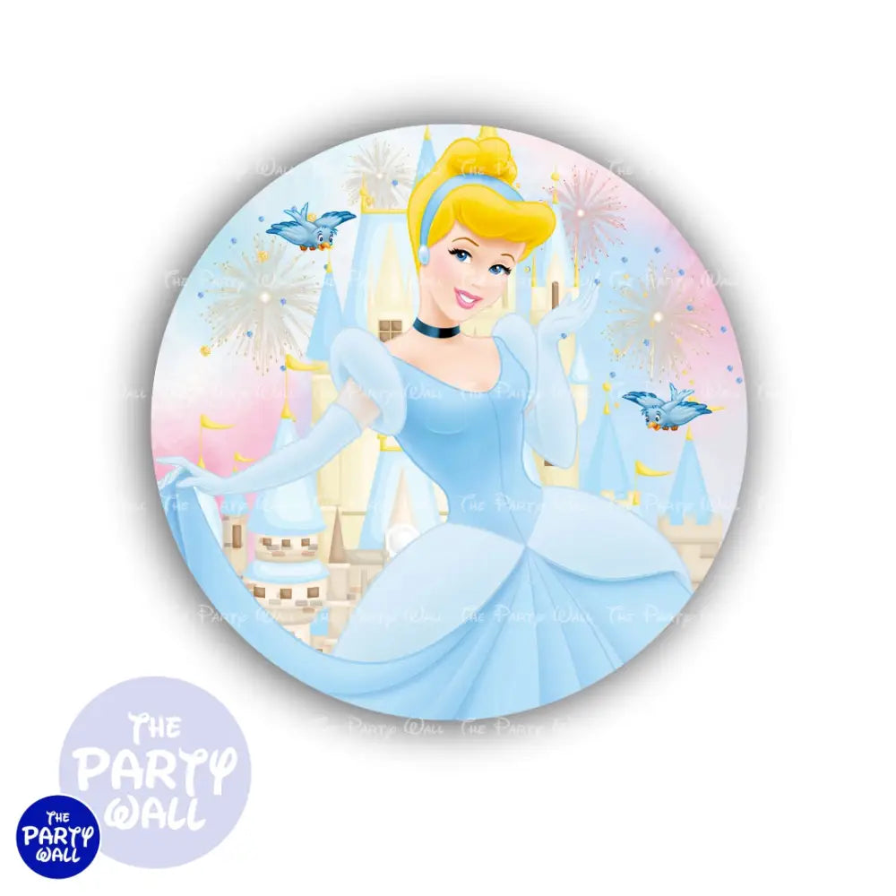 La Cenicienta Funda de mampara circular Circular