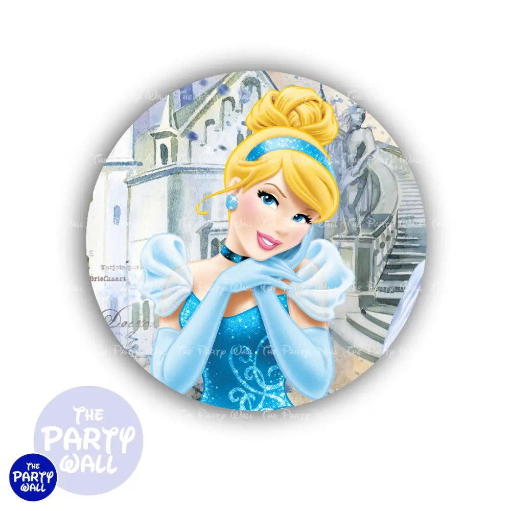 La Cenicienta - Funda para mampara circular Circular