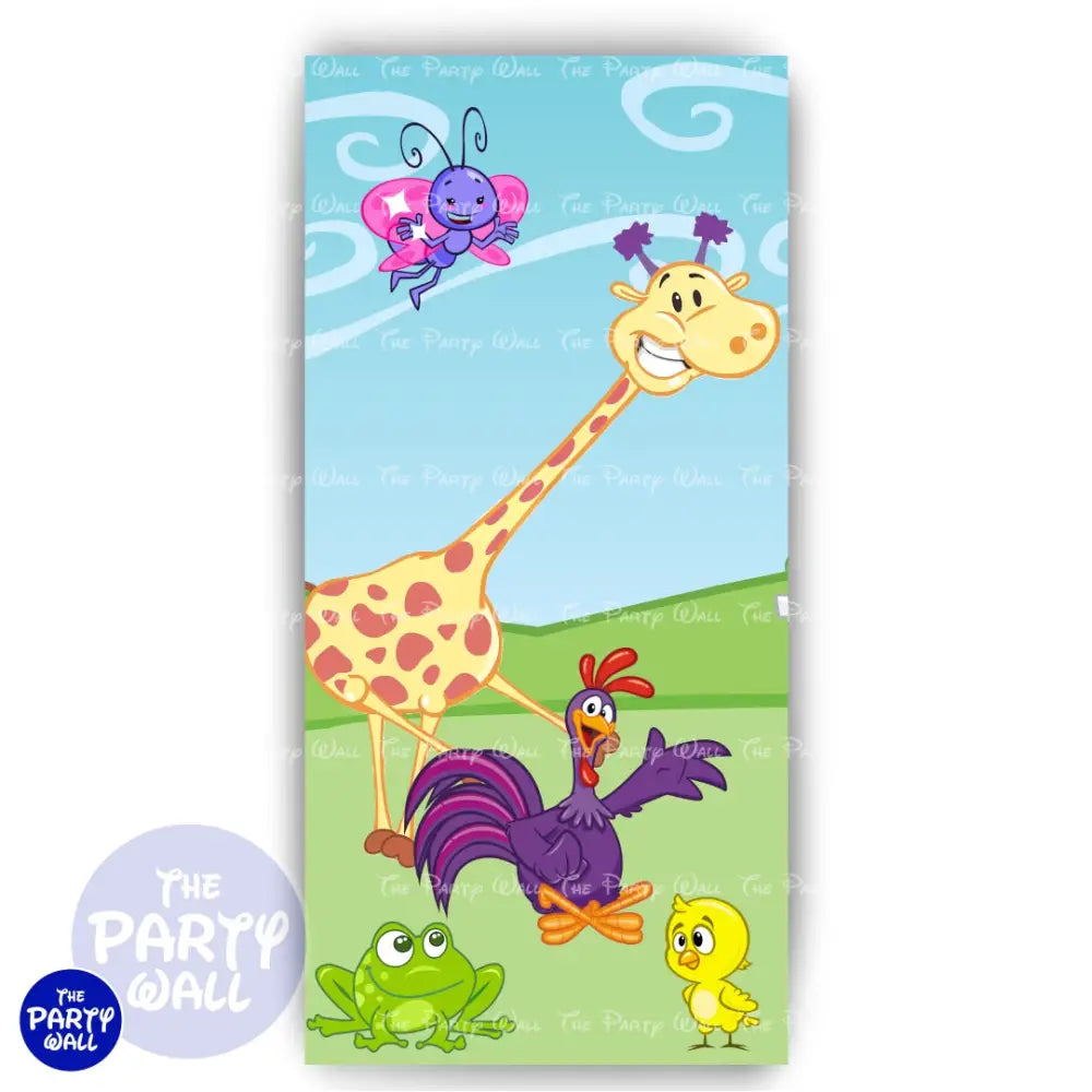 La Gallina Pintadita - Funda para mampara de punta redonda o rectangular Mampara de punta redonda