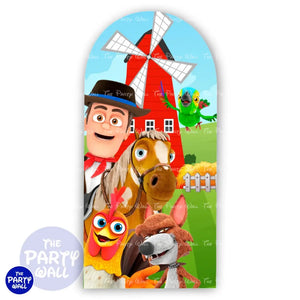 La Granja de Zenón - Funda para mampara de punta redonda o rectangular Mampara de punta redonda