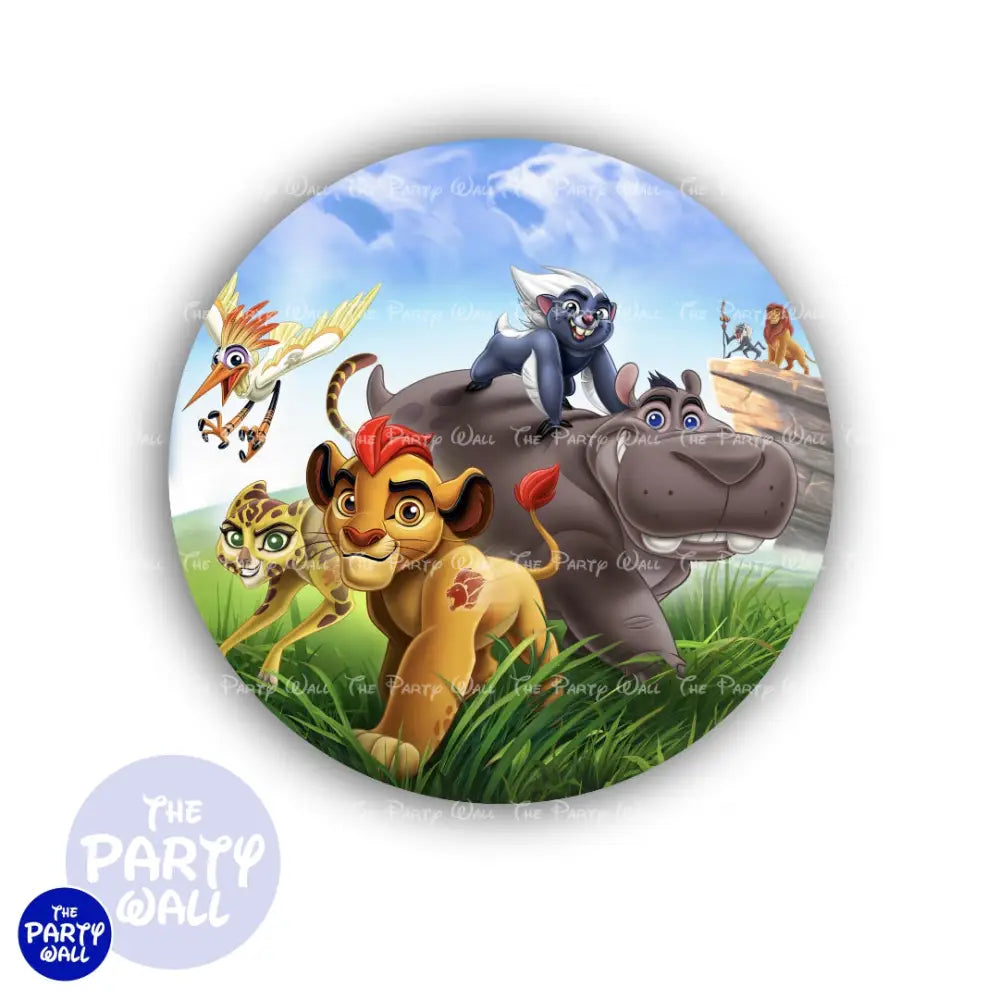 La Guardia del León - Funda para mampara circular Circular