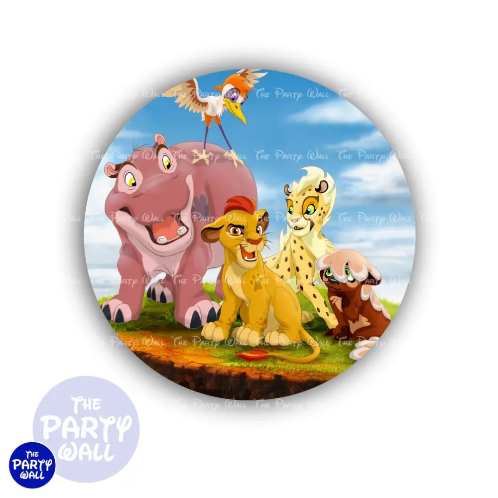 La Guardia del León - Funda para mampara circular Circular