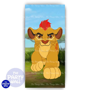 La Guardia del León - Funda para mampara de punta redonda o rectangular Mampara de punta redonda