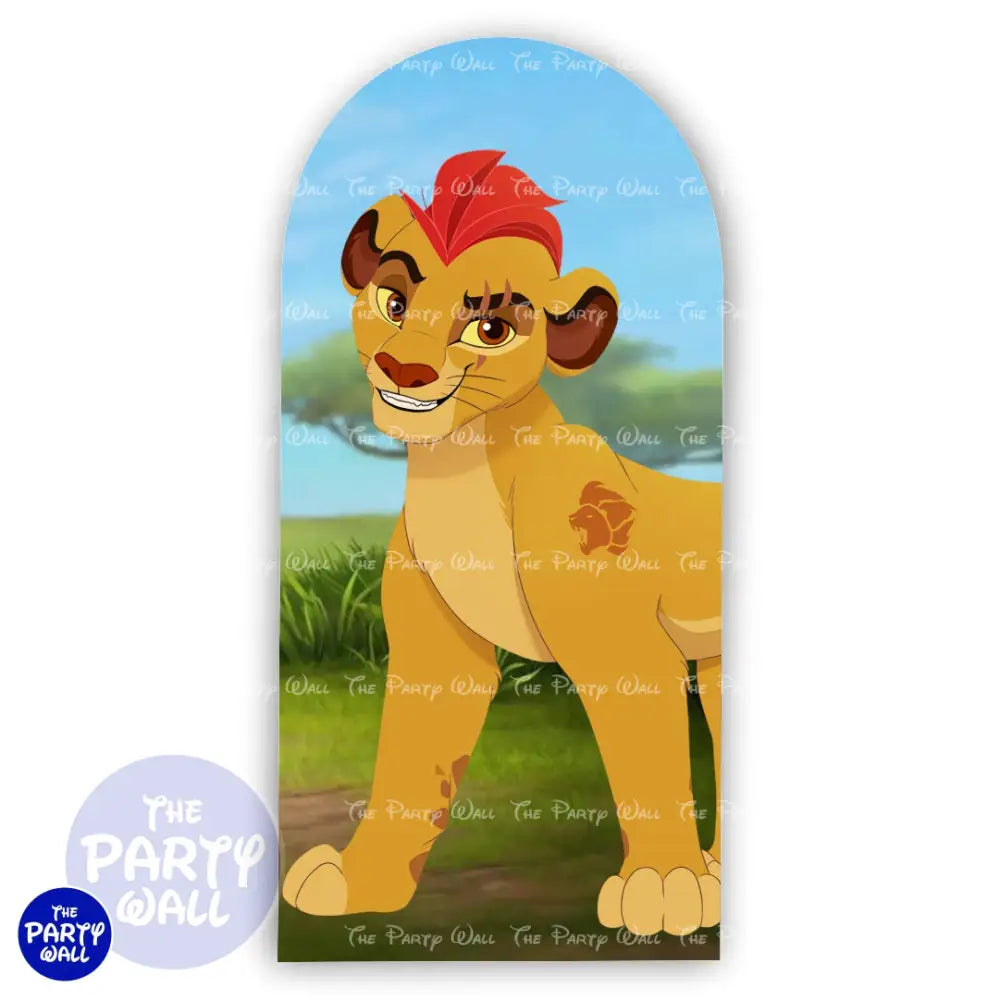 La Guardia del León - Funda para mampara de punta redonda o rectangular Mampara de punta redonda