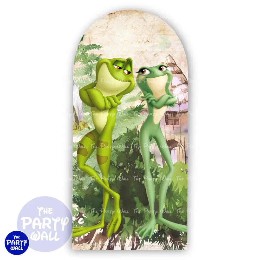 La Princesa y el Sapo - Funda para mampara de punta redonda o rectangular Mampara de punta redonda