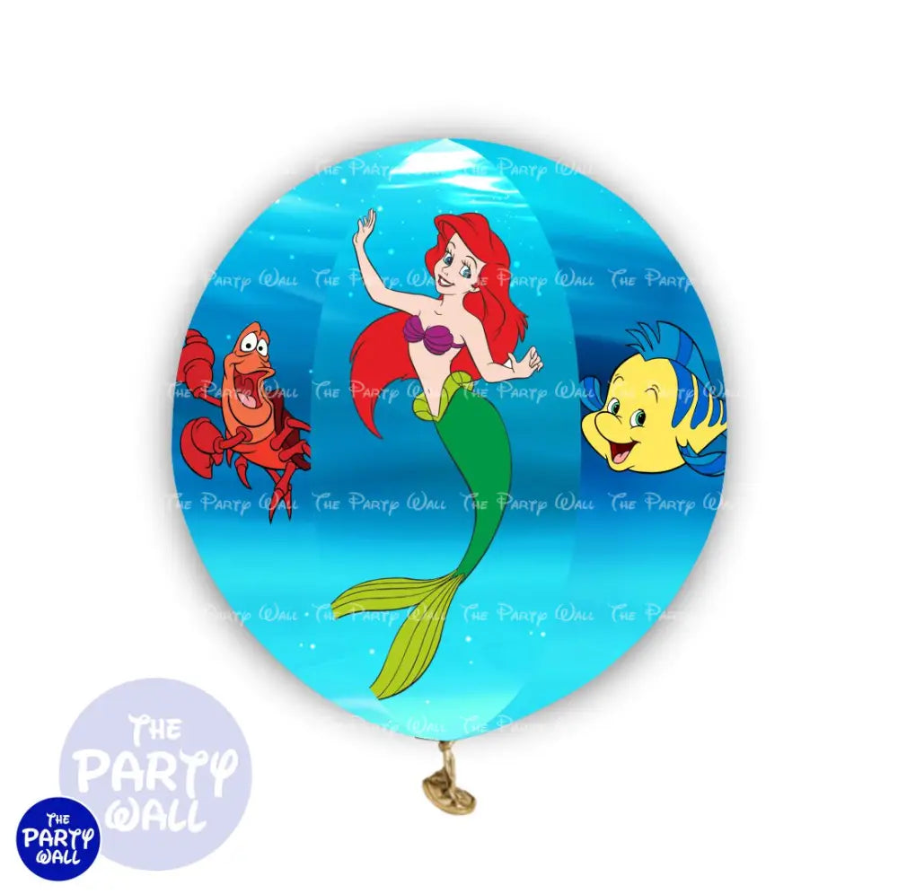 La Sirenita - Funda para globo Funda globo