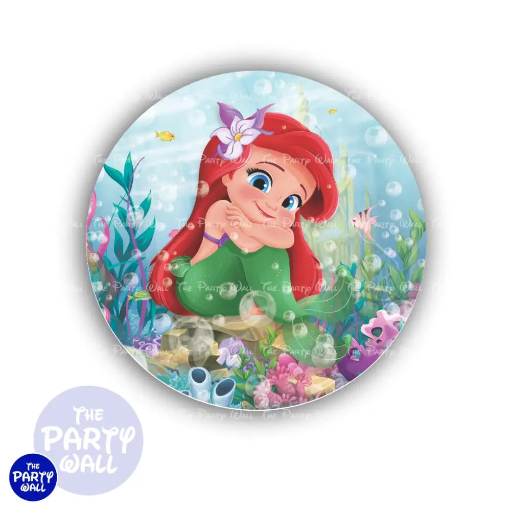 La Sirenita - Funda para mampara circular Circular