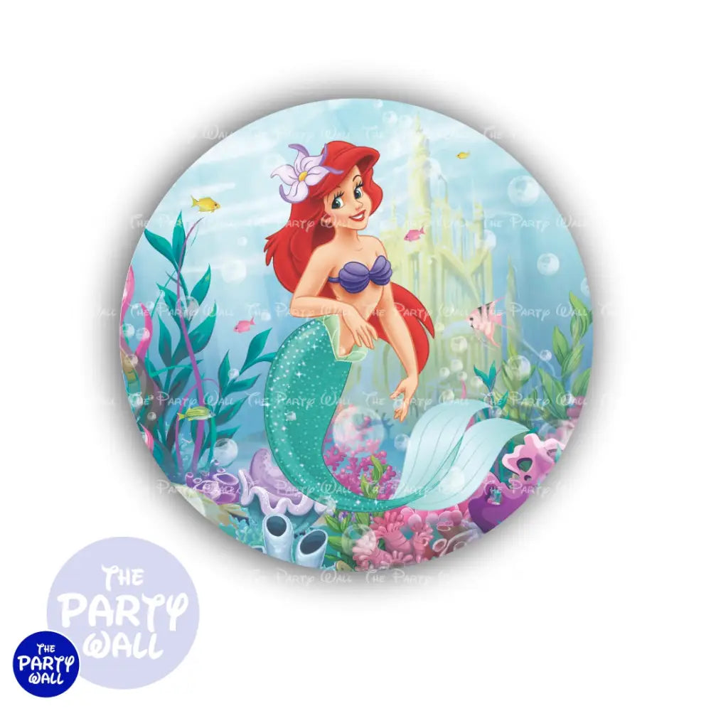 La Sirenita - Funda para mampara circular Circular