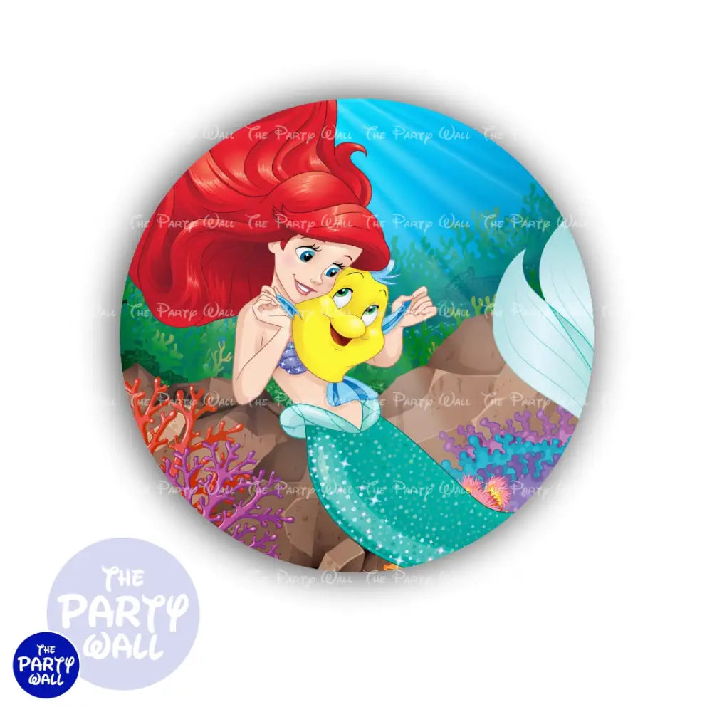 La Sirenita - Funda para mampara circular Circular