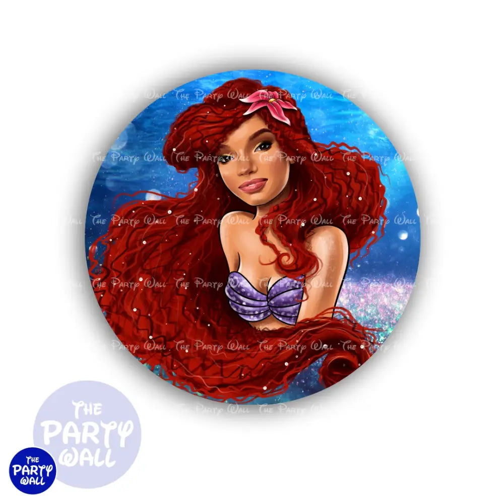 La Sirenita - Funda para mampara circular Circular