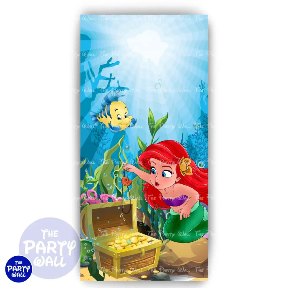 La Sirenita - Funda para mampara de punta redonda o rectangular Mampara de punta redonda