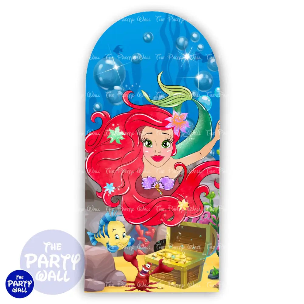 La Sirenita - Funda para mampara de punta redonda o rectangular Mampara de punta redonda