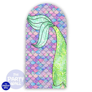 La Sirenita - Funda para mampara de punta redonda o rectangular Mampara de punta redonda