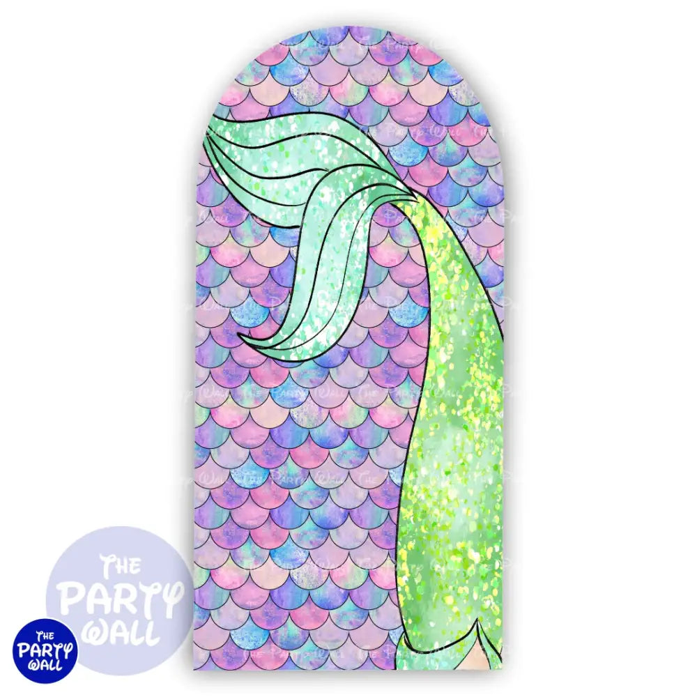 La Sirenita - Funda para mampara de punta redonda o rectangular Mampara de punta redonda