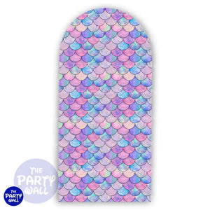 La Sirenita - Funda para mampara de punta redonda o rectangular Mampara de punta redonda